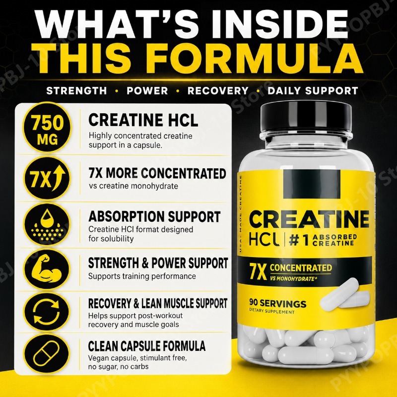 Creatine HCl 750mg 90 Capsules - Nutrition Of Fitness 评论和价格