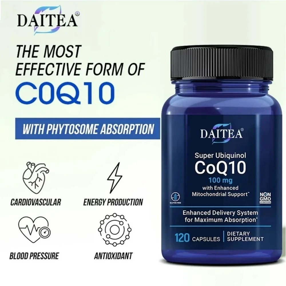 Ubiquinol 100mg CoQ10, Heart H - Coq10 Ubiquinol Softgel 评论和价格