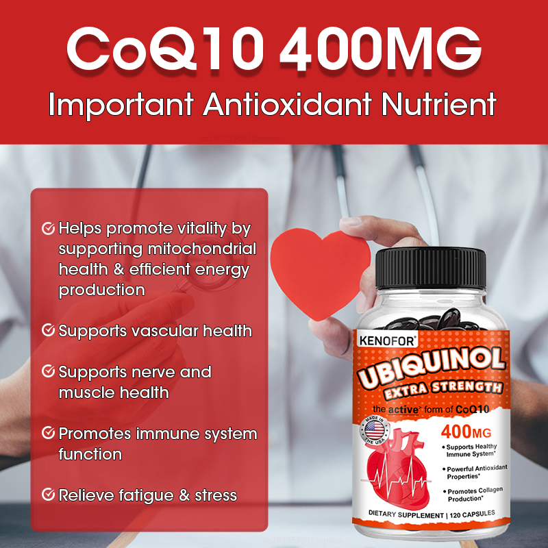 KENOFOR Ubiquinol CoQ10 400 mg - Coq10 Ubiquinol Softgel 评论和价格